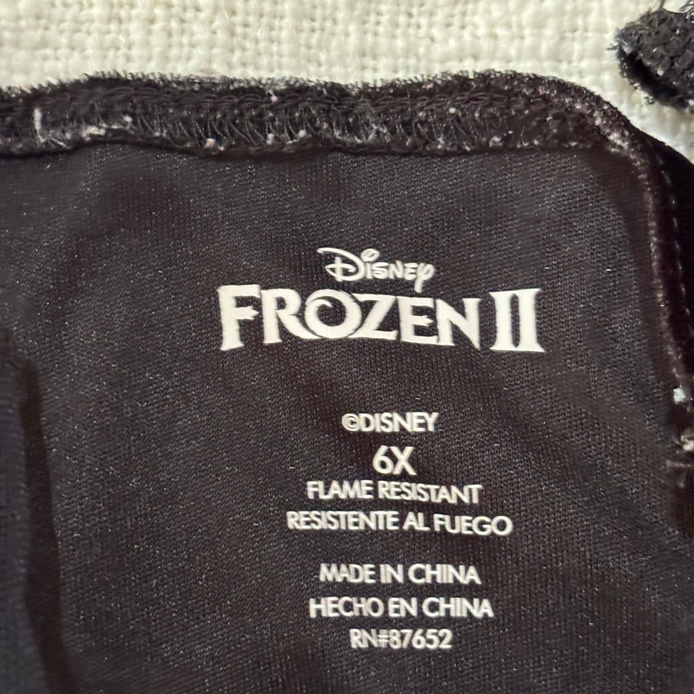 Disney Frozen Anna & Elsa Nightgown Lot 2pc Girls 6 Dress Up Bl Teal Pink Bundle - Picture 3 of 8
